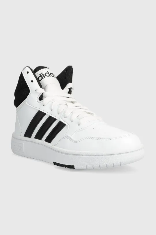 Παιδικά αθλητικά παπούτσια adidas Originals HOOPS 3.0 MID K λευκό