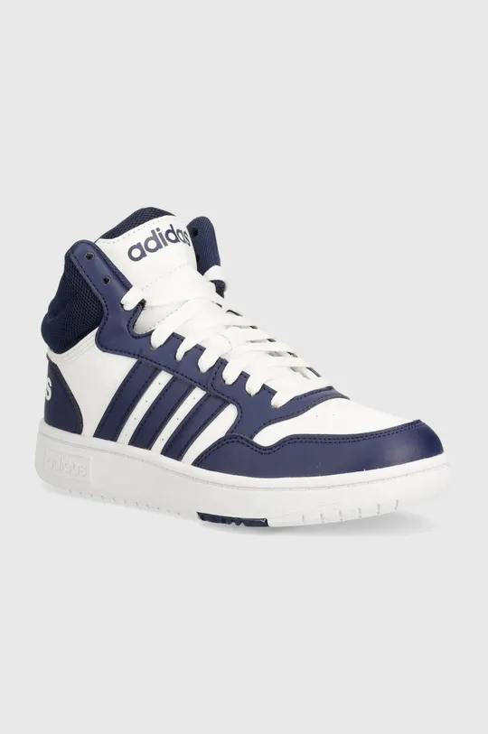 blu navy adidas Originals scarpe da ginnastica per bambini HOOPS 3.0 MID K Ragazzi