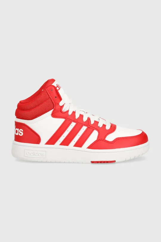 Παιδικά αθλητικά παπούτσια adidas Originals HOOPS 3.0 MID K κόκκινο