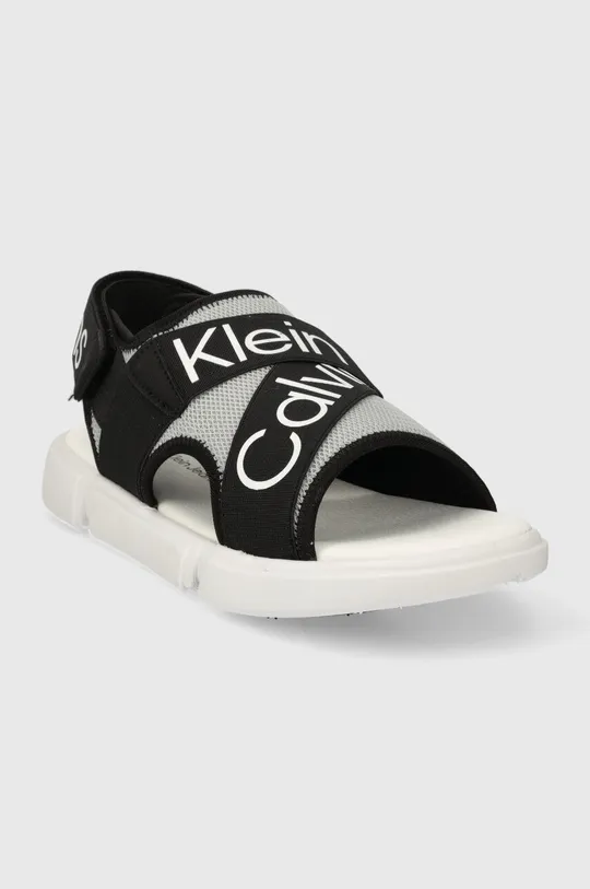 Detské sandále Calvin Klein Jeans sivá