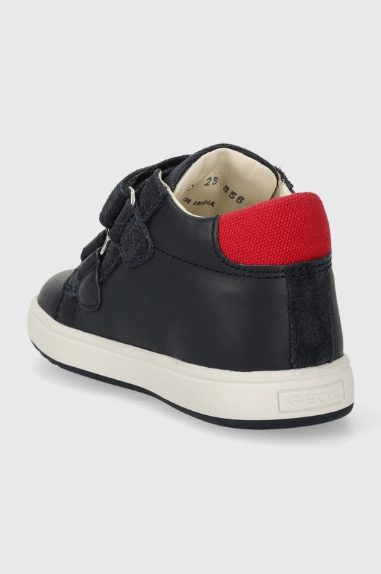 Geox scarpe da ginnastica per bambini in pelle BIGLIA Gambale: Materiale tessile, Pelle naturale, Scamosciato Parte interna: Pelle naturale Suola: Materiale sintetico