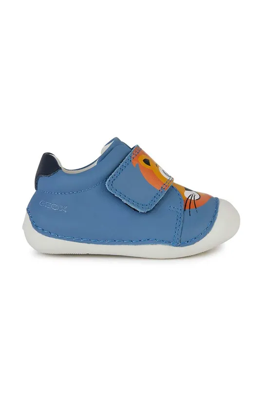 Δερμάτινα παιδικά κλειστά παπούτσια Geox TUTIM μπλε