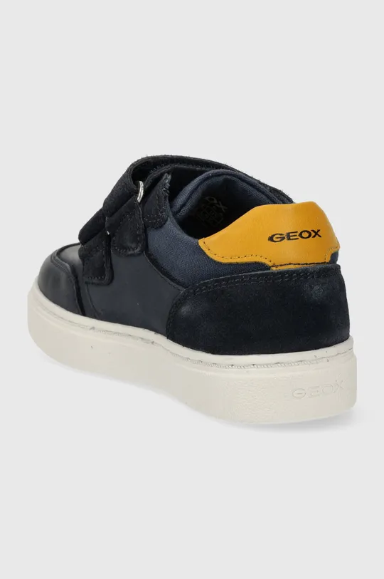 Geox sneakersy skórzane dziecięce NASHIK Cholewka: Materiał tekstylny, Skóra naturalna, Skóra zamszowa, Wnętrze: Materiał tekstylny, Skóra naturalna, Podeszwa: Materiał syntetyczny