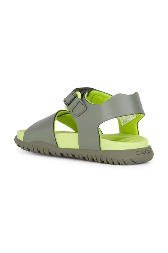 zelená Detské sandále Geox SANDAL FUSBETTO