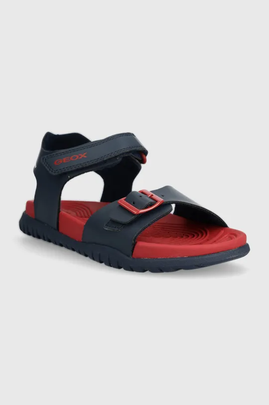 Detské sandále Geox SANDAL FUSBETTO tmavomodrá