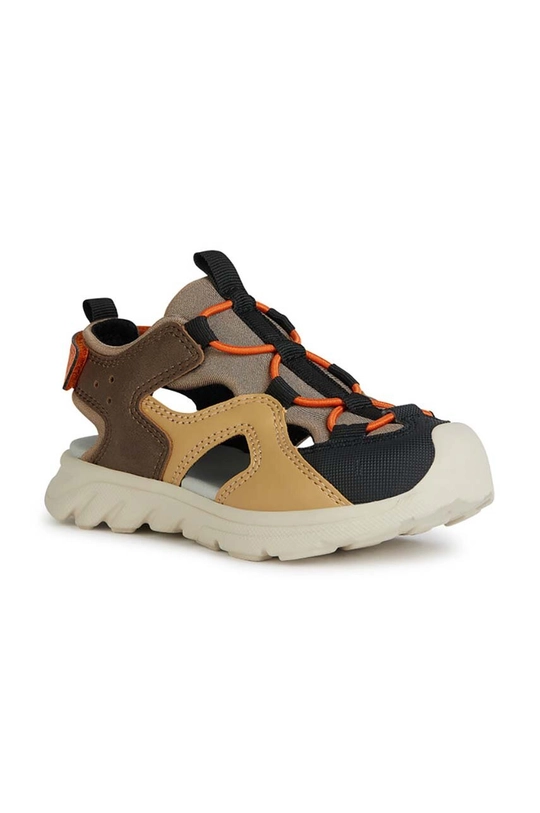 Geox sandały dziecięce SANDAL AIRADYUM brązowy