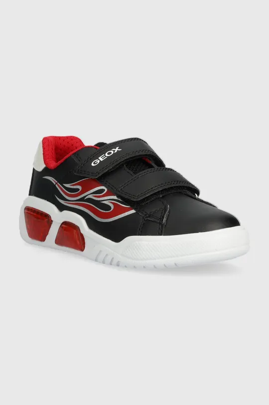Παιδικά αθλητικά παπούτσια Geox ILLUMINUS μαύρο