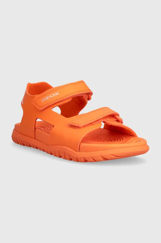 Geox sandali per bambini SANDAL FUSBETTO arancione