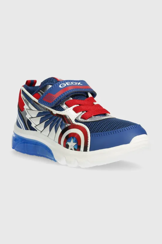 Παιδικά αθλητικά παπούτσια Geox CIBERDRON x Marvel μπλε