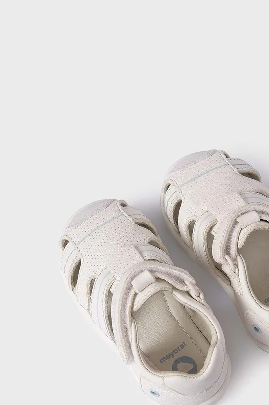 Detské kožené sandále Mayoral biela