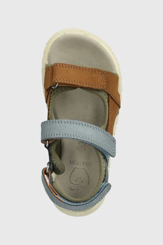 hnedá Detské nubukové sandále Shoo Pom ROLLY BOY SCRATCH