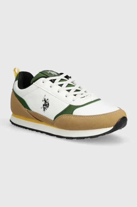 zielony U.S. Polo Assn. sneakersy dziecięce NOBIK013A Chłopięcy