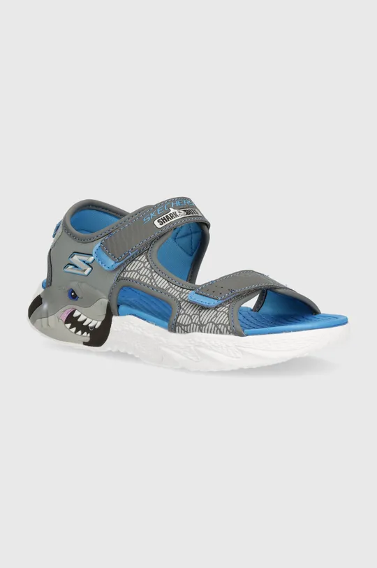 sivá Detské sandále Skechers CREATURE-SPLASH Chlapčenský