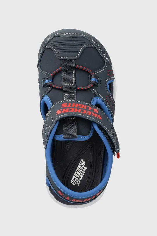tmavomodrá Detské sandále Skechers HYPNO-SPLASH SUNZYS