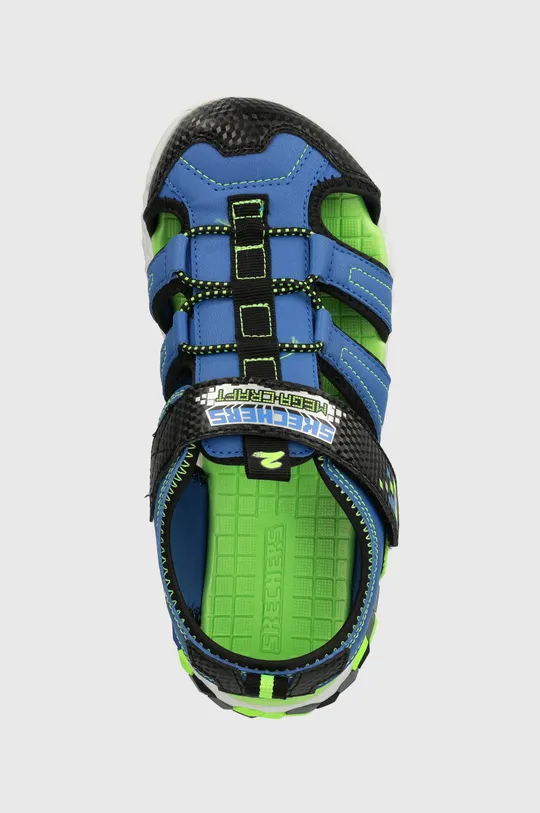 modrá Detské sandále Skechers MEGA-SPLASH 2.0