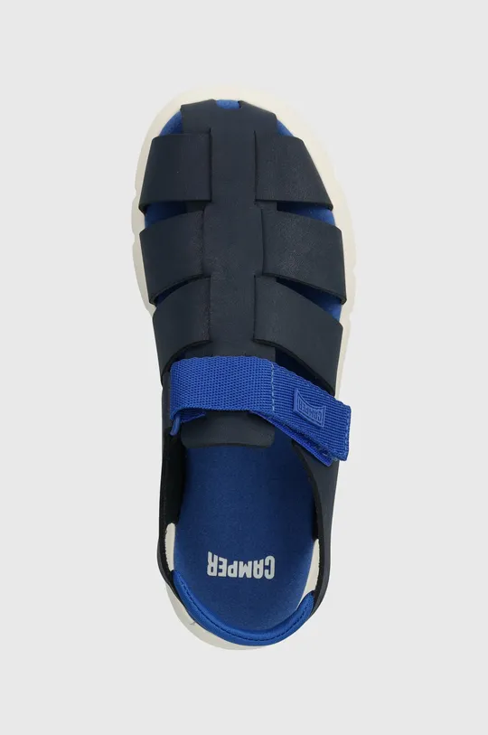 tmavomodrá Detské kožené sandále Camper