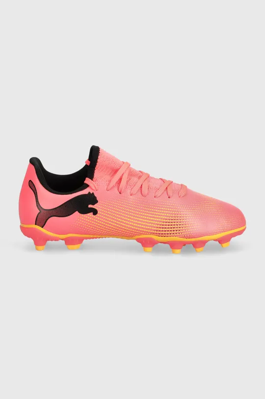 Puma scarpe da calcio per bambini FUTURE 7 PLAY FG/AG Jr rosa