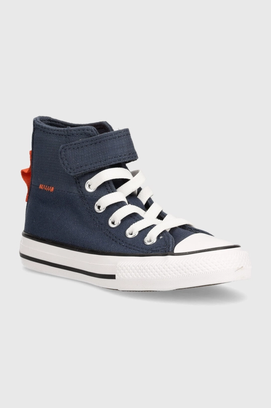 modrá Detské tenisky Converse A07387C Chlapčenský