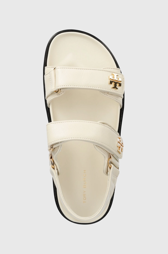 béžová Kožené sandále Tory Burch Kira Sport Sandal