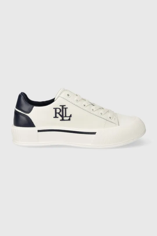 biały Lauren Ralph Lauren sneakersy skórzane Daisie Damski