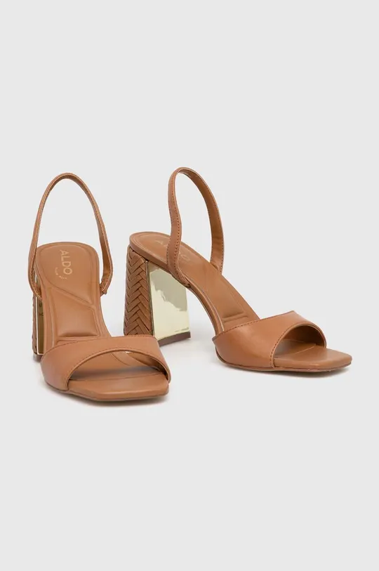 Шкіряні сандалі Aldo MIRALE коричневий