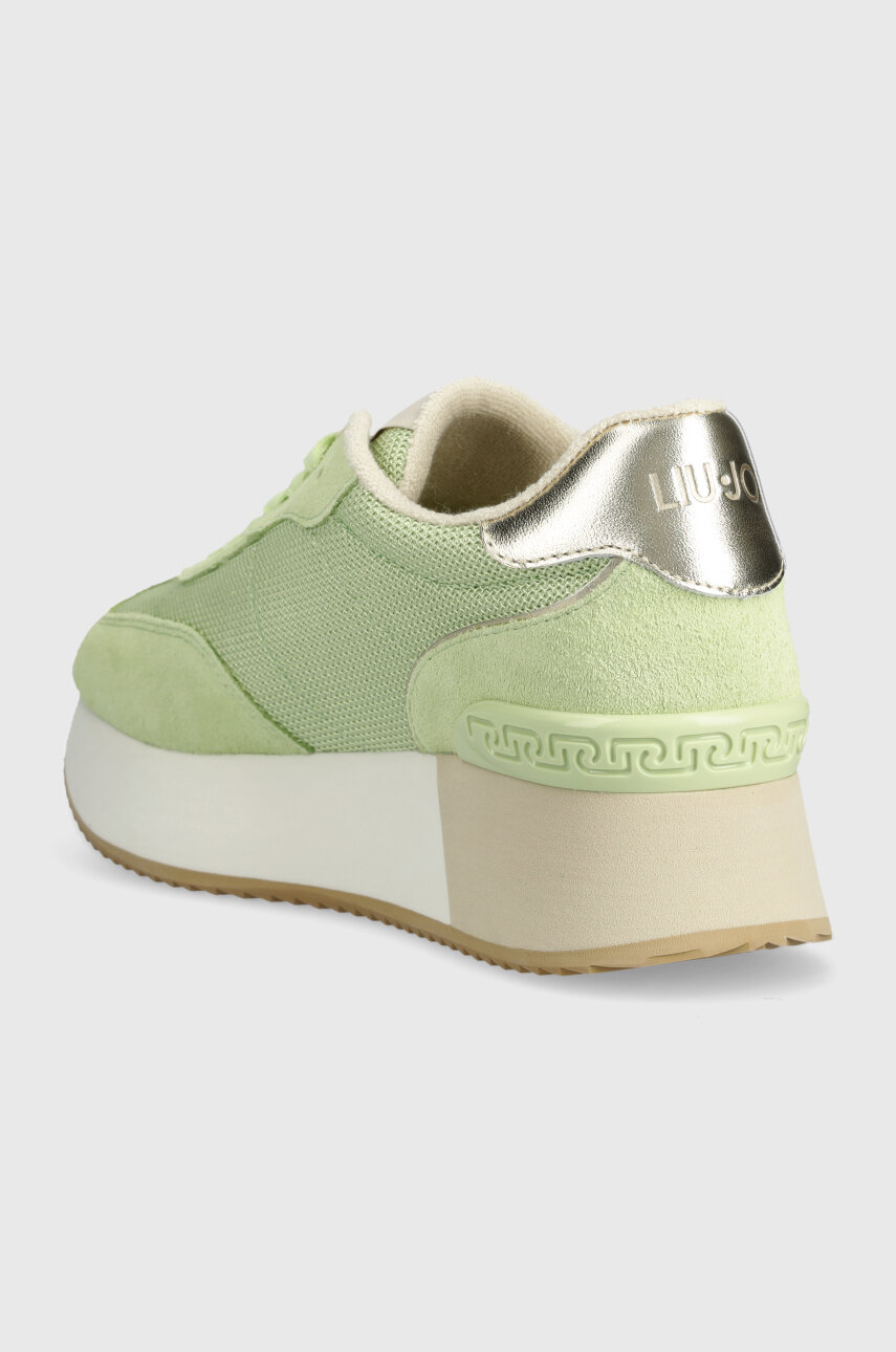 Liu Jo Dreamy 02 leren sneakers beige/wit