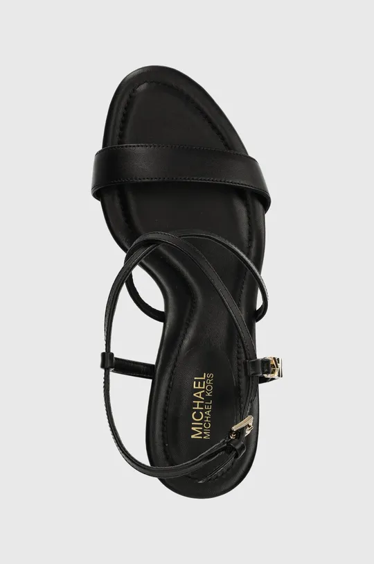 čierna Kožené sandále MICHAEL Michael Kors Veronica