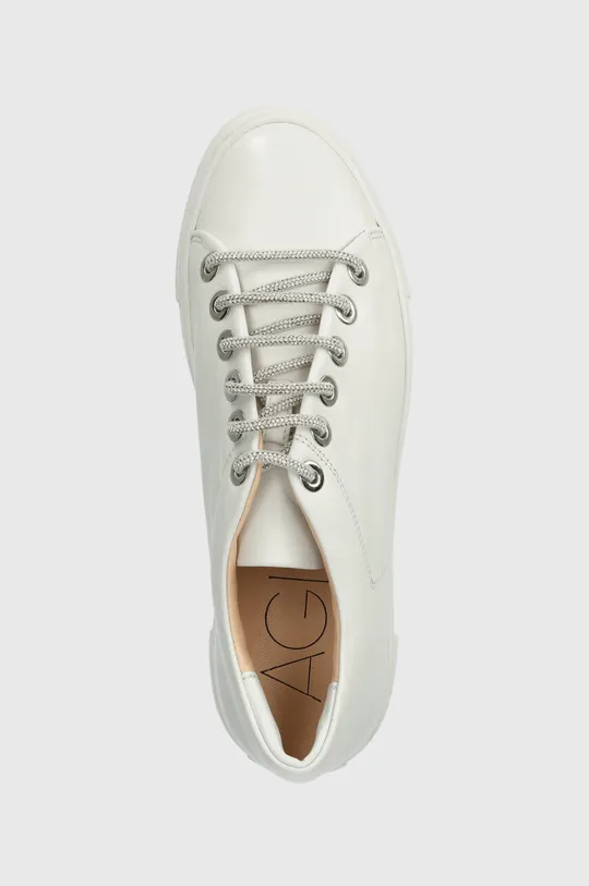 λευκό Δερμάτινα αθλητικά παπούτσια AGL CRYSTAL