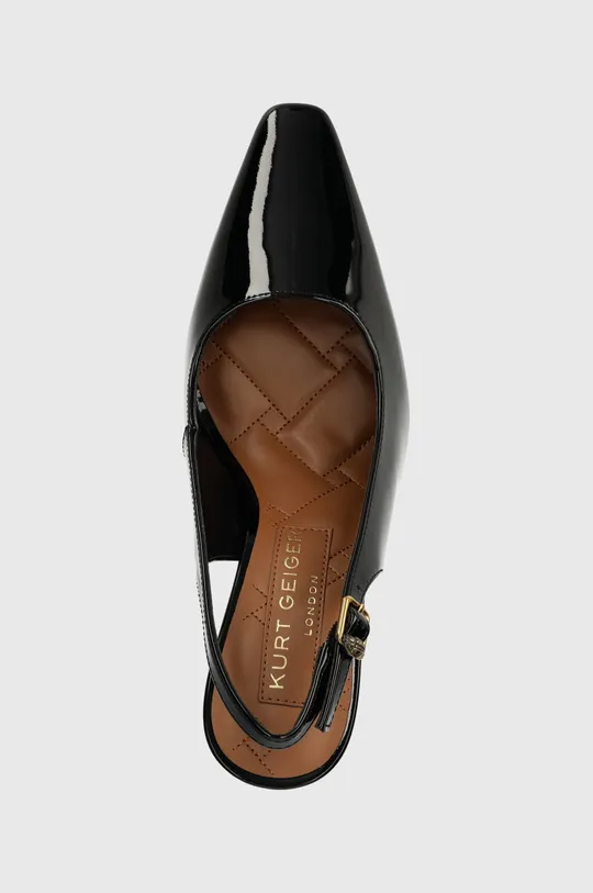 crna Kožne štikle Kurt Geiger London Regent 90 Slingback