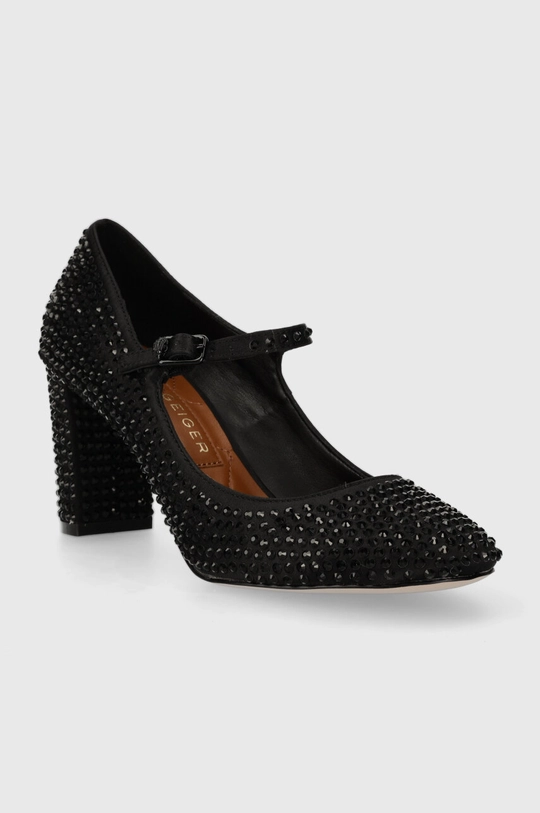 Salonke Kurt Geiger London Regent Round Crystal Mary crna