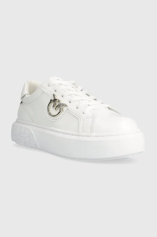 Δερμάτινα αθλητικά παπούτσια Pinko SS0003 P014 ZIA λευκό