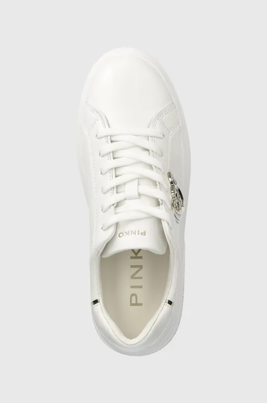 λευκό Δερμάτινα αθλητικά παπούτσια Pinko SS0003 P014 ZIA