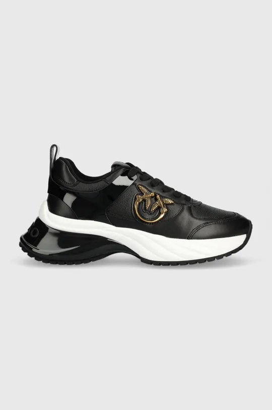μαύρο Δερμάτινα αθλητικά παπούτσια Pinko SS0027 P025 Z99 Γυναικεία