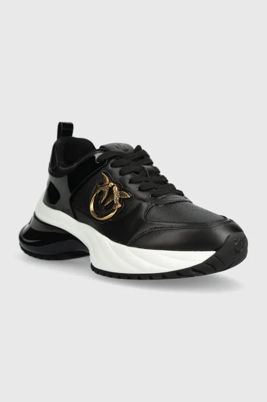 Δερμάτινα αθλητικά παπούτσια Pinko SS0027 P025 Z99 μαύρο