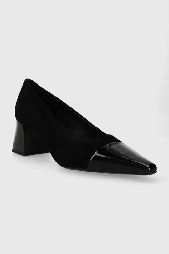 Vagabond Shoemakers magassarkú cipő velúrból ALTEA fekete