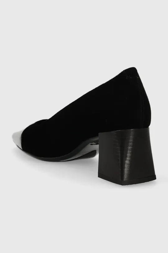 Vagabond Shoemakers magassarkú cipő velúrból ALTEA Szár: szarvasbőr, Lakkbőr Belseje: természetes bőr Talp: szintetikus anyag