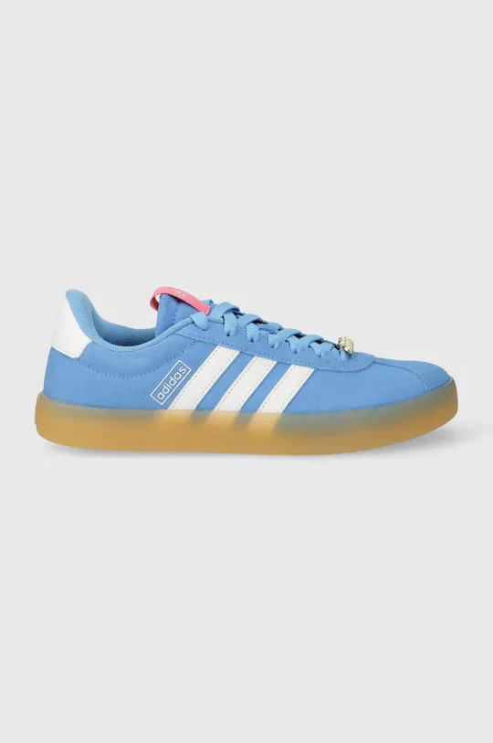 niebieski adidas sneakersy zamszowe COURT Damski