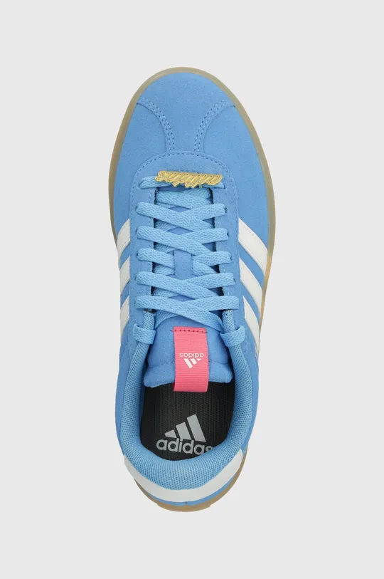 niebieski adidas sneakersy zamszowe COURT
