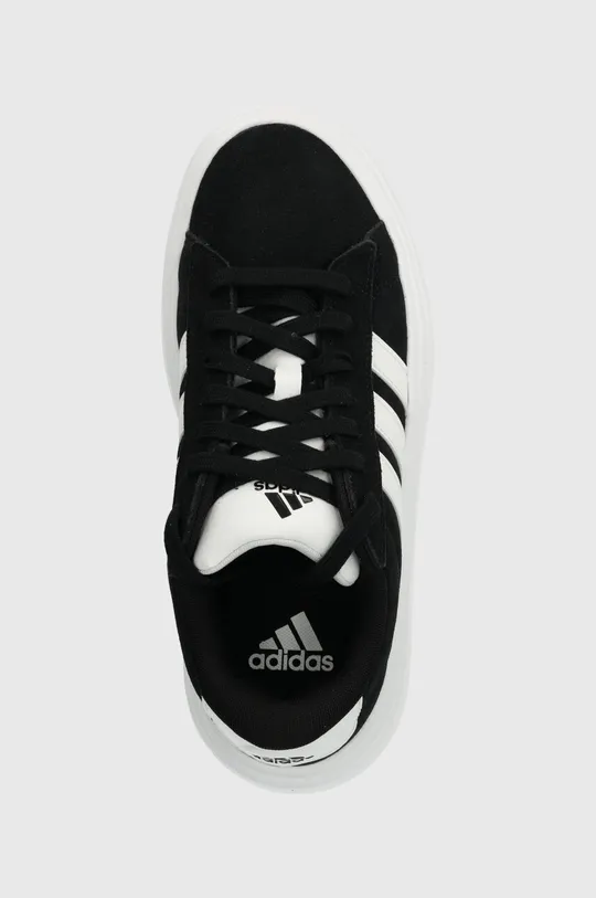 чорний Шкіряні кросівки adidas GRAND COURT
