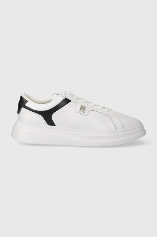 λευκό Δερμάτινα αθλητικά παπούτσια Tommy Hilfiger POINTY COURT SNEAKER Γυναικεία