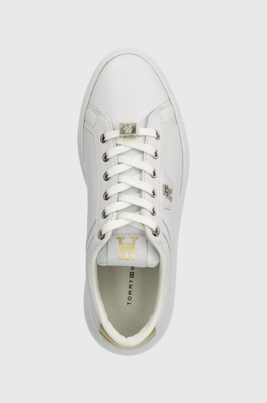 bijela Kožne tenisice Tommy Hilfiger POINTY COURT SNEAKER HARDWARE