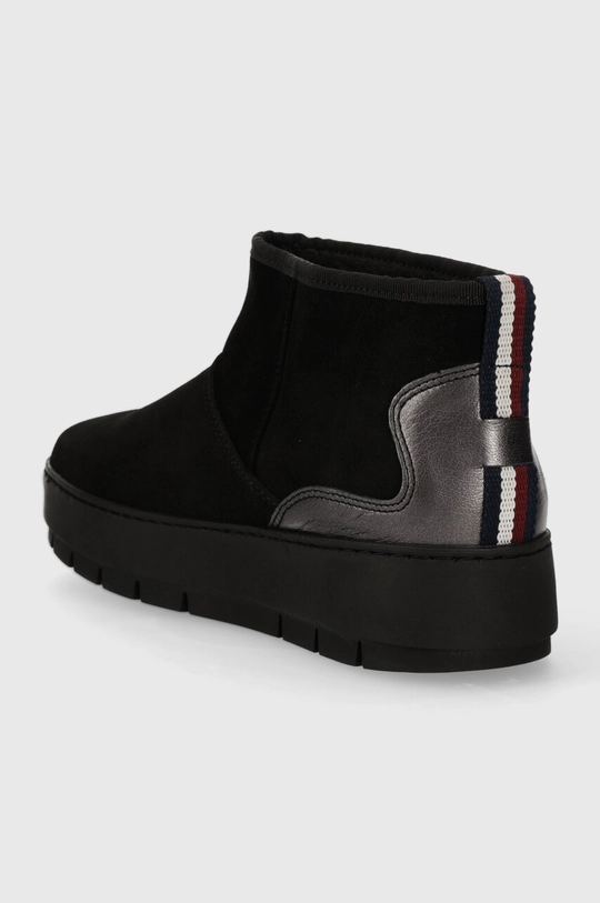 Usnjene snežke Tommy Hilfiger METALLIC SUEDE SNOWBOOT Zunanjost: Naravno usnje Notranjost: Tekstilni material Podplat: Sintetični material