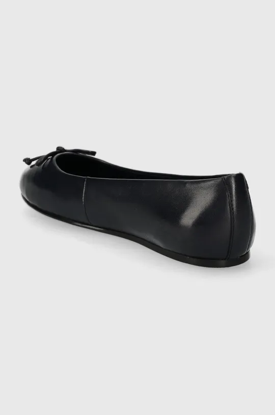 Usnjene balerinke Tommy Hilfiger ESSENTIAL LEATHER BALLERINA Zunanjost: Naravno usnje Notranjost: Tekstilni material, Naravno usnje Podplat: Sintetični material