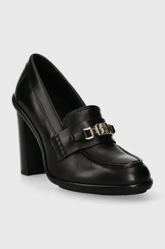 Кожаные туфли Tommy Hilfiger TH HARDWARE BLOCKY PUMP чёрный