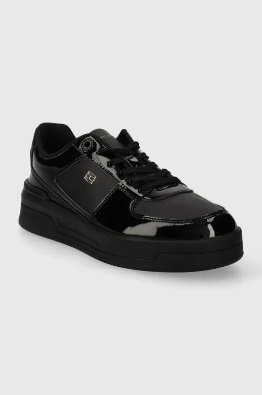 Tommy Hilfiger sneakers WOMENS BASKET PATENT nero