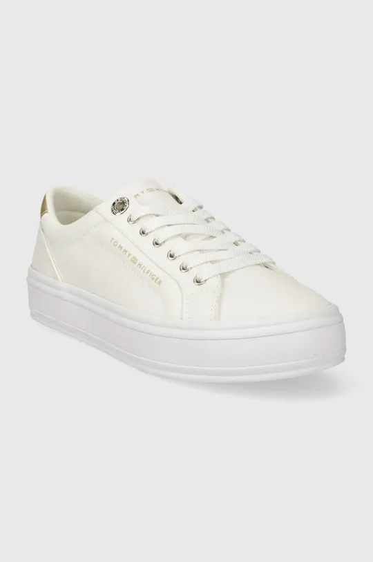Πάνινα παπούτσια Tommy Hilfiger ESSENTIAL VULC CANVAS SNEAKER λευκό