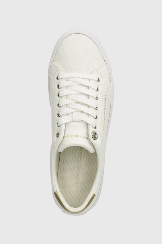 bela Teniske Tommy Hilfiger ESSENTIAL VULC CANVAS SNEAKER