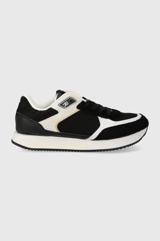 czarny Tommy Hilfiger sneakersy ESSENTIAL ELEVATED RUNNER Damski