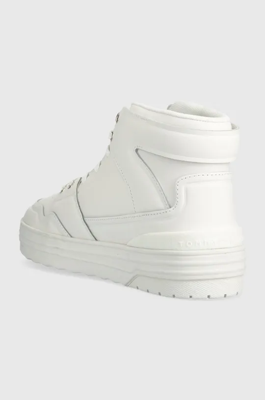 Tommy Hilfiger sneakersy skórzane TH BASKET SNEAKER HI Cholewka: Skóra naturalna Wnętrze: Materiał tekstylny Podeszwa: Materiał syntetyczny 