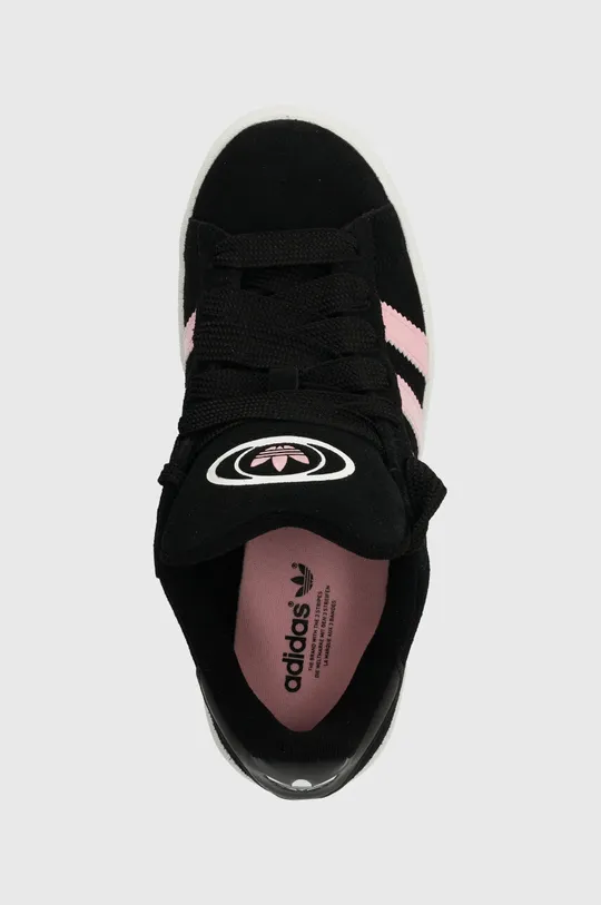 μαύρο Σουέτ αθλητικά παπούτσια adidas Originals Campus 00s